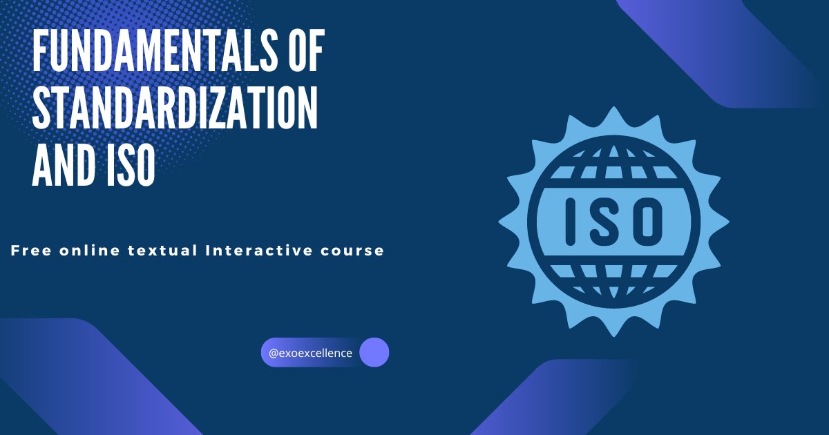 9001Centre's tweet photo. ISO is the International Organization for Standardization that ensures the quality and safety of products and systems. This short course covers all the fundamental concepts of ISO.
#iso #international #standardization #quality #safety #online #course #exam
https://t.co/KKILeYqG4g https://t.co/Y1eg5VxhWy