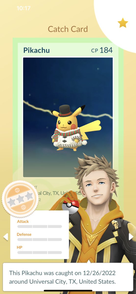 TerdBird3000's tweet photo. Making some room and found this lil baby! 🤩 My second ever, nonedo? Is that how you spell it? Always check your 0 * Pokémon! #PokemonGOfriends #PokemonGO #PokemonGOApp #nonedo #checkyourzerostars https://t.co/wy4ca8g8sg