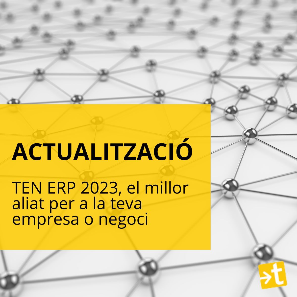 Tensolutions's tweet image. 📣 Ja es pot sol·licitar l&apos;actualització de la versió 2023 de TEN ERP

🔝 Aconsegueix màxima connexió en tots els departaments, gestions i necessitats del teu negoci!

✅Digitalització dels processos
✅Gestió de la documentació
✅Integració amb altres plataformes
✅ Anàlisi 360º