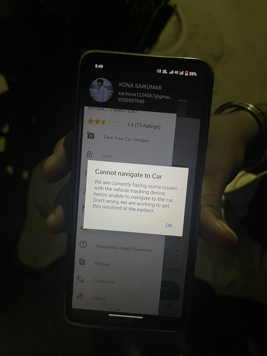 sameermadhira99's tweet photo. @Zoomcar_India Terrible experience. We are waiting at the car location from 50+ minutes and the host turned up saying he doesnt know his own car location. Neither is customer care answering, nor the helpline is responding. This is pathetic and unethical.  URGENT!!!! https://t.co/Aqe0lctvdJ