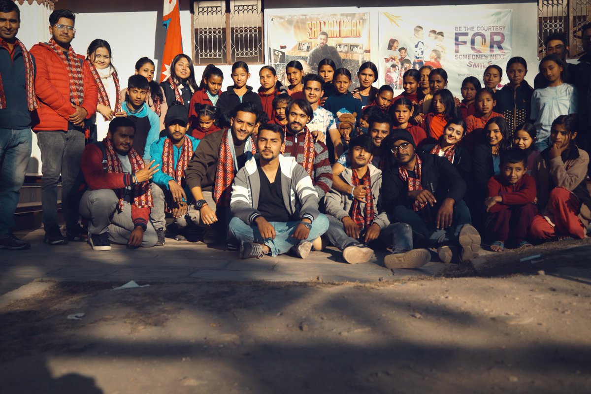 We live for him, lived for him, and will be living for him. We can do anything for his happiness this is just a start, we've established a foundation named " BEING HUMAN FOUNDATION NEPAL " on his birthday &amp; will be doing lots of work like this🙏
#SalmanKhan <a href="/BeingSalmanKhan/">Salman Khan</a> 🔥