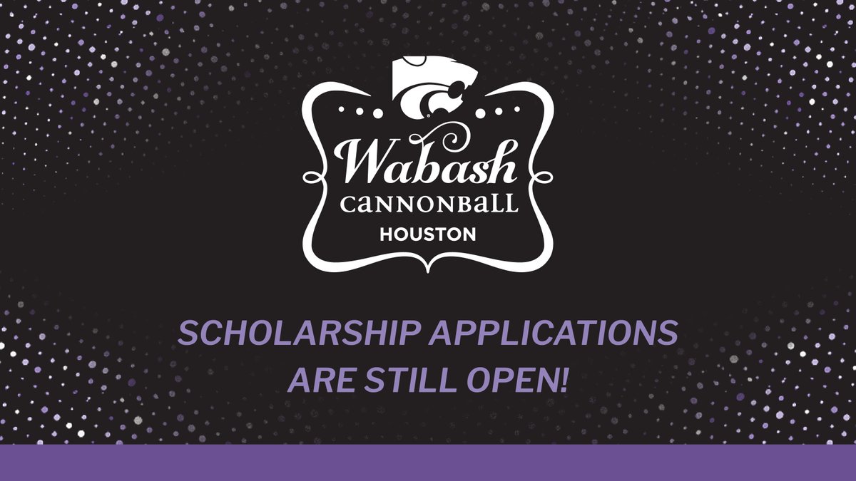 KStateAlumni's tweet photo. We're still accepting applications for our Wabash CannonBall Houston Scholarships! We're giving out $5,000 scholarships to students of merit.
Apply now at https://t.co/8IchR1Bxuo
#kstate #futurewildcats #futuregrad #applynow https://t.co/RNM2n7A6u8
