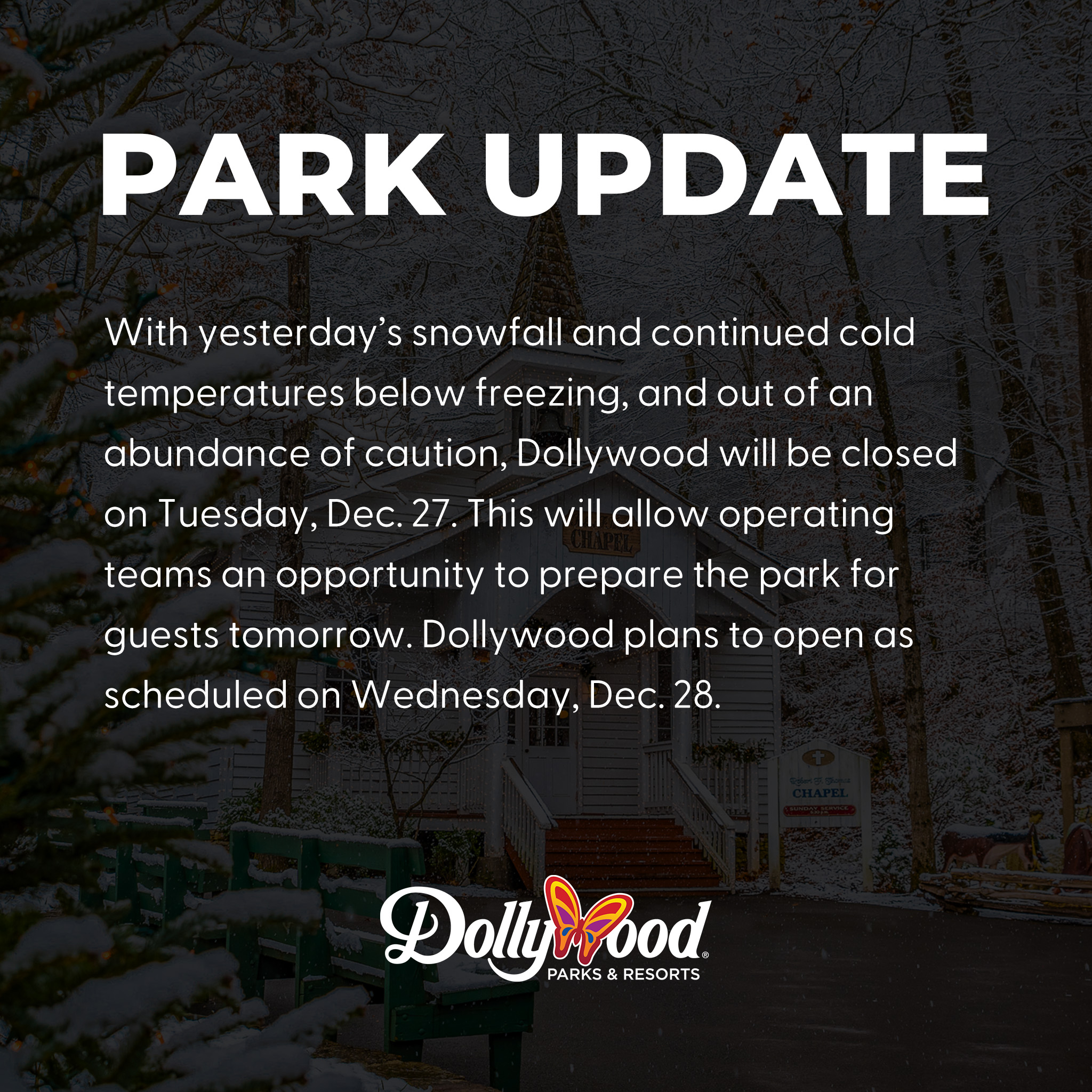 Dollywood Parks & Resorts (Dollywood) / Twitter
