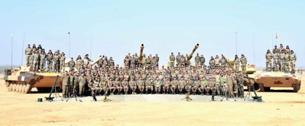 To achieve Theatre integration, #WhiteTigerDivision of #SudharshanChakraCorps & #RedEagleDivision of #StrikeOne carried out a calibrated field firing Exercise, #ShatruVinash in combined arms environment at #Babina Field Firing Range.
#InStrideWithTheFuture