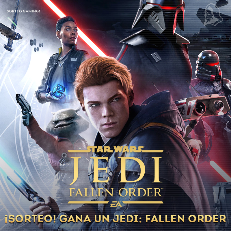 ¡SORTEO INTERNACIONAL! 🎉
💥 

¿Quieres una copia de Jedi: Fallen Order?
(PC, Xbox o PlayStation)

¿CÓMO? REQUISITOS:
▫️ Sigue a <a href="/WookieeNews/">WookieeNews</a> y a @AriUnleashed
▫️ Dale RT🔁 a este tweet

⏳El sorteo finalizará el sábado 31/12 ¡Suerte! 🍀