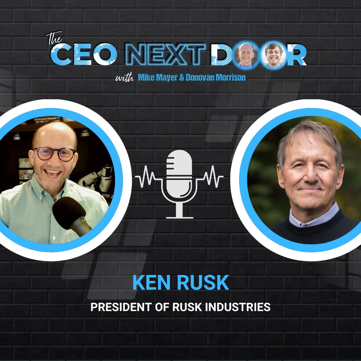 ➡️ Get ready for Episode 16 of The CEO Next Door!

The newest episode of the CEO Next Door Podcast will be available this Thursday, December 29th.

Our guest for this episode is @kenruskofficial, CEO of Rusk Industries.

#podcast #business #entrepreneur #businesspodcast