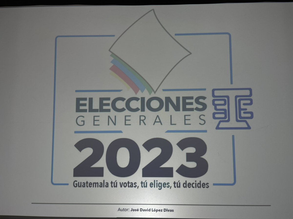 El pleno de magistrados del @TSEGuatemala dieron a conocer el logo de las Elecciones Generales que se realizará el próximo año.