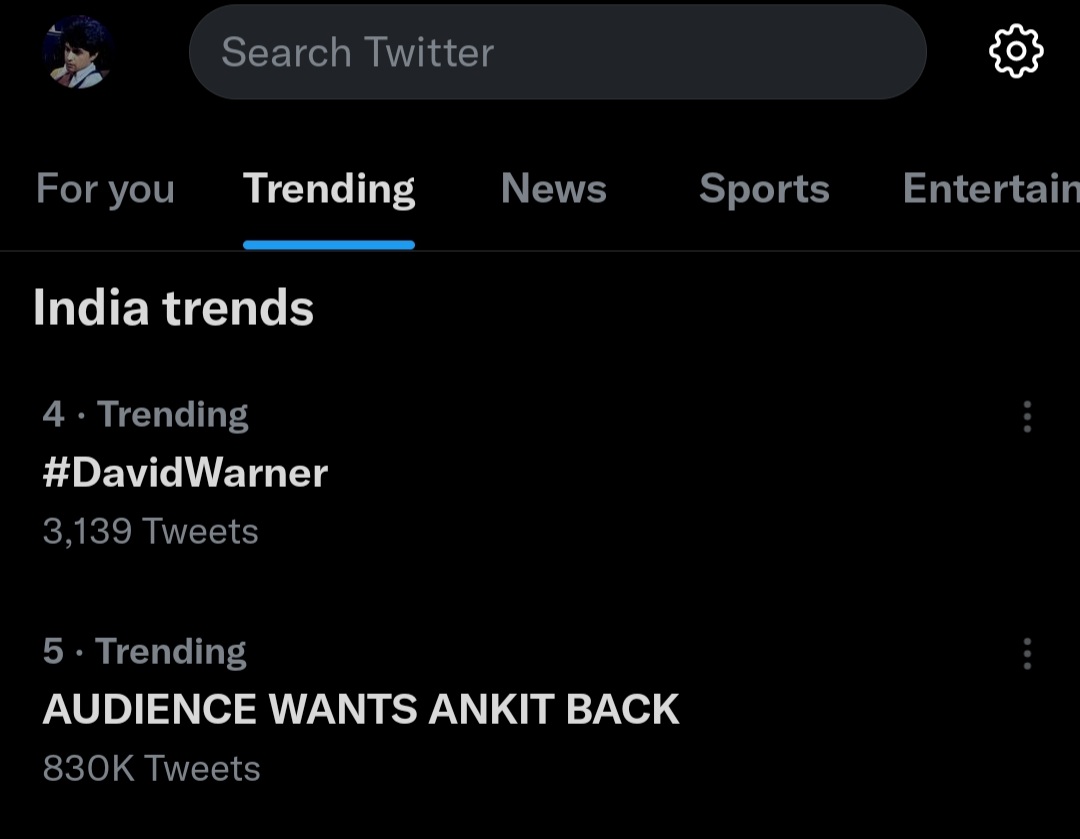 not_ur_nemesis's tweet photo. C'MON GUYS!!! LET'S GET DONE WITH 1 MILLION SOON.

We are so close. Please don't lose the speed. Buckle up!!!!

AUDIENCE WANTS ANKIT BACK https://t.co/Ftg0OVzT0s