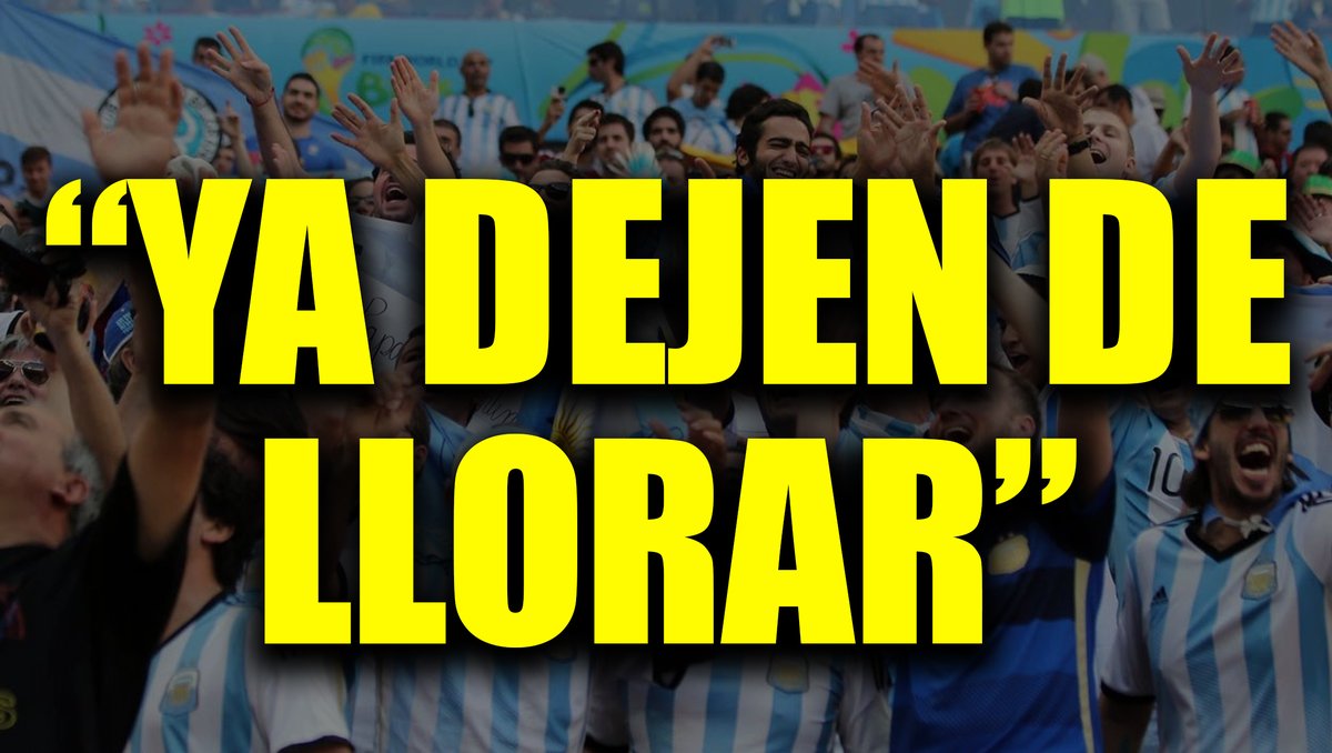 TuCosmopolis's tweet image. ARGENTINA lanza PETICIÓN para que FRANCIA DEJE DE LLORAR
youtu.be/AVVdhTE3GtE
