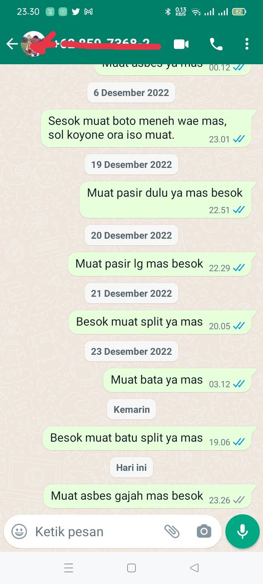 Punya sopir kok di wa gk pernah mau balas, hadeeh..
😬😬