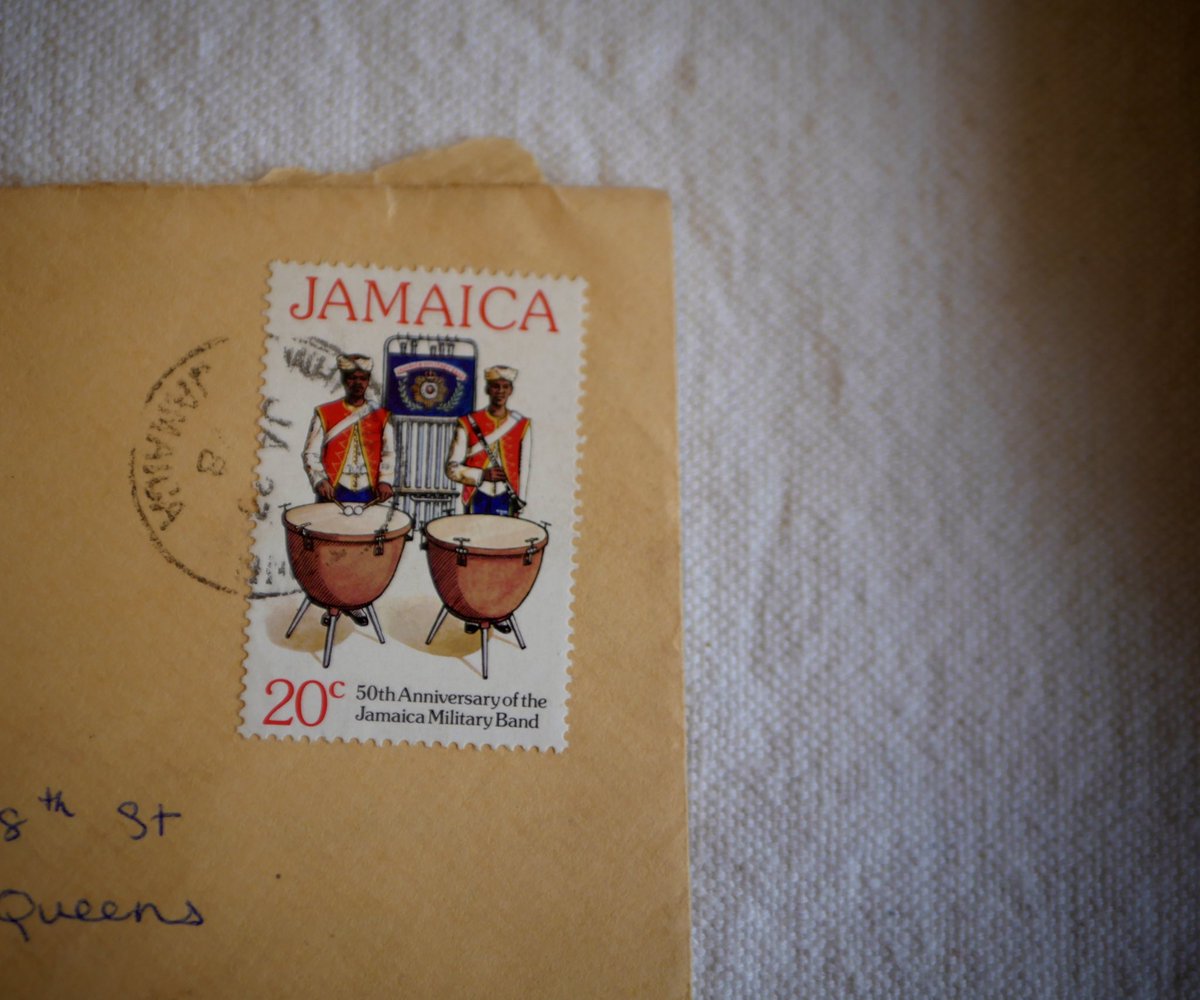 taoleighgoffe's tweet photo. Diaspora is a love letter via air mail- the postage stamps alone tell a story of intimacy in absentia, beyond nations. 
•
I’ve been photographing letters all day of my mothers from the 1970s. Sometimes archiving begins at home. https://t.co/qVtIm9P7IT