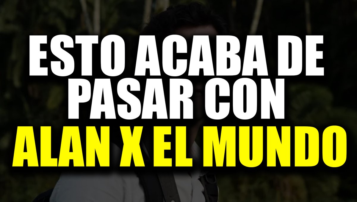 TuCosmopolis's tweet image. ESTO ACABA de OCURRIR con EL FAMOSO YOUTUBER ALAN X EL MUNDO
youtu.be/woLCzglxUw8