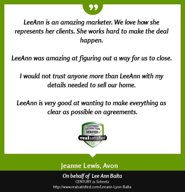 leeannbalta's tweet photo. If my client is happy, then I’ve done my job. https://t.co/fDIRKvHD8j via @realsatisfied https://t.co/W5kk78wemh