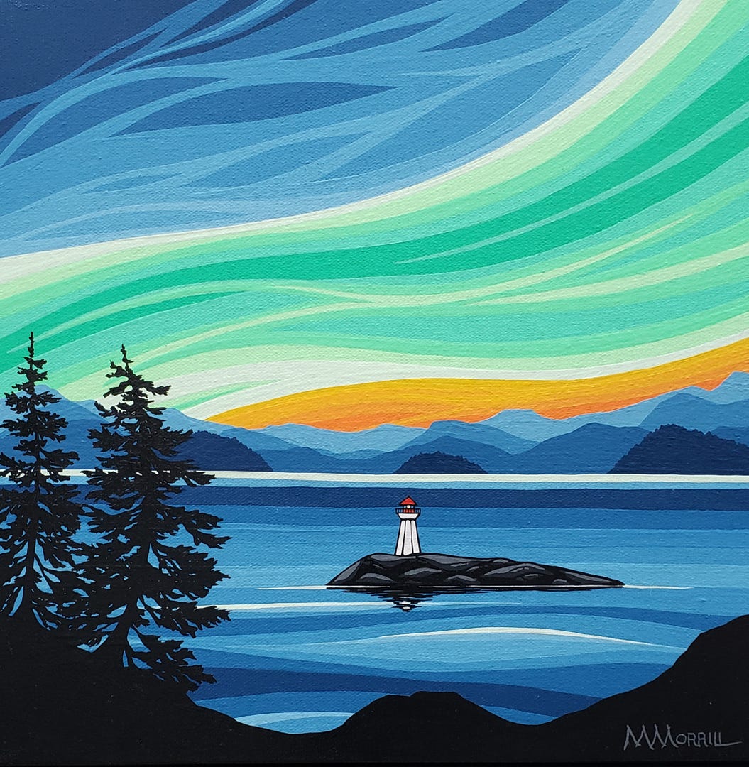 North Sky
12x12 acrylic on canvas