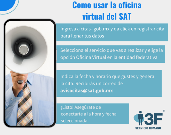 3fserviciohuma1's tweet photo. El Servicio Administrativo Tributario (SAT) habilitó recientemente la oficina virtual para que no tengas que trasladarte a una de sus oficinas a realizar trámites. Te explicamos como debes hacer la cita en el siguiente post. https://t.co/yQqfYj9mFu