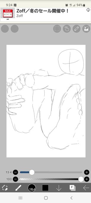 色んな角度や構図にチャレンジして絵の幅を増やしていきたい🤔
特に手を上手く描けるようにしたいです😌 