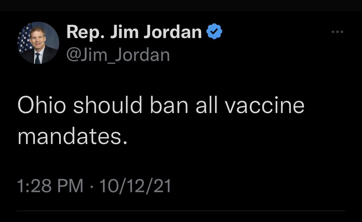 Ohio has Measles outbreak. You can thank POS Jim Jordan. <a href="/Jim_Jordan/">Rep. Jim Jordan</a> #MorningJoe #JimJordan #Measles #Ohio