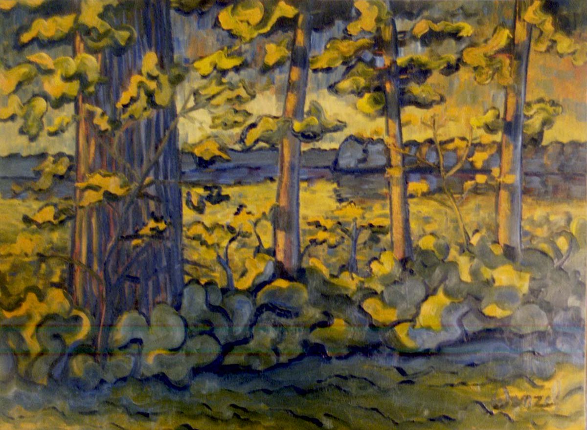 PainterWenzel's tweet photo. White Bear Lake Series No. 2. Oil on canvas. Circa 2000. This view is from the Dellwood end of the lake looking west toward the Peninsula. 

#whitebearlake #whitebearlakemn #oilpaintings #oilpainting #minnesotaart #minnesotaartist #landscape #lakepainting #landscapepainting https://t.co/76xQD0JcHj