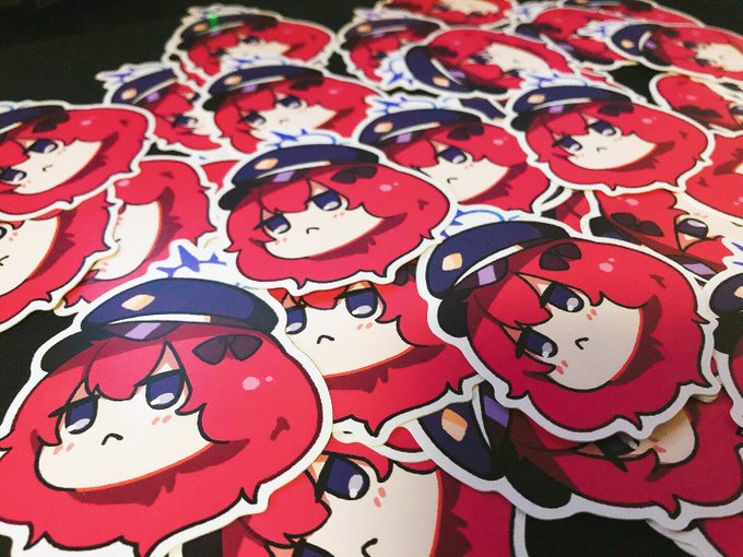 ステッカーつくった 