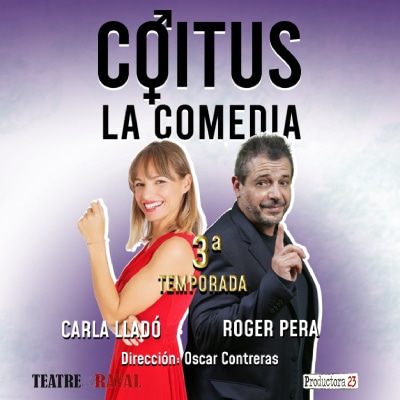 Any nou, espectacle nou. Arriba 'Coitus, la comedia'. Per començar l'any rient de valent.

A partir del 14 de gener. Entrades a la web (link a la bio)

#TeatredelRaval #teatre #Barcelona #RoperPera  <a href="/CarlaLlado/">Carla Lladó</a> <a href="/yosoysam_/">Sam</a> #OscarContreras  <a href="/productora23/">productora23</a>