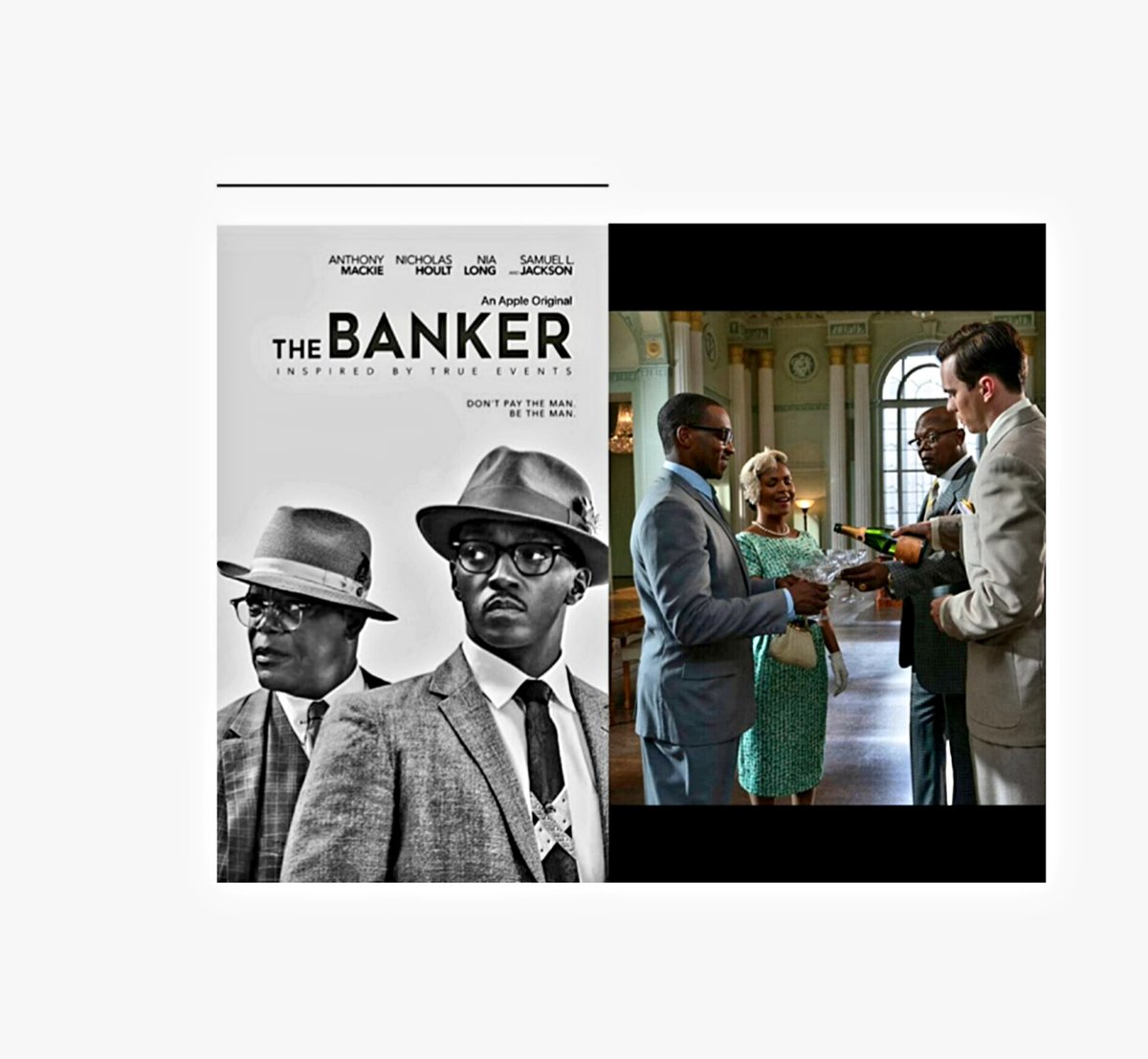 ashiabiz's tweet photo. A sharp movie #TheBanker, true life story of entrepreneurs Bernard Garrett & Joe Morris, used an ingenious #businessPlan during segregated era. https://t.co/z2yYAZBgpa