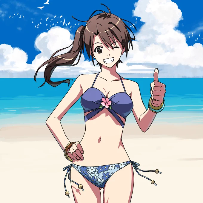 選挙期間中の描き下ろしイラスト素材で、運動部4人組の個別レイヤーです。今も全キャラの名前が言えたら凄い。声優さんの名前を全て言えたらもっと凄い!(※芸名が変わった場合は当時の名前で) 