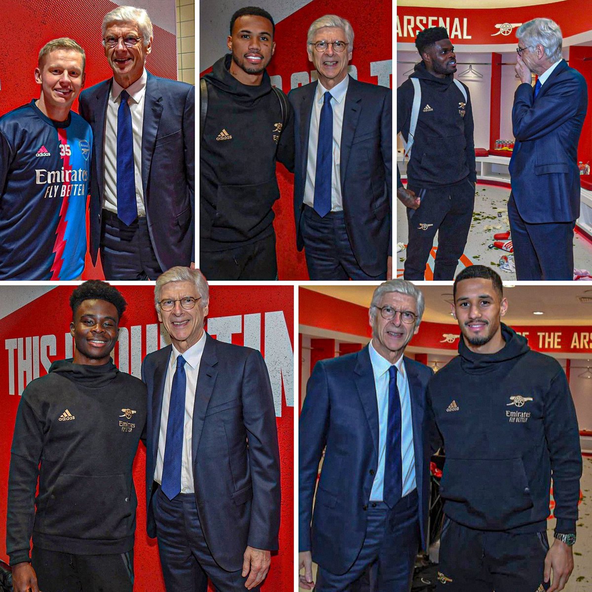 now_arsenaI's tweet image. Arsene Wenger went down into the Arsenal dressing room after the game yesterday to meet the players and speak to Mikel Arteta…

You love to see it!😍 #afc