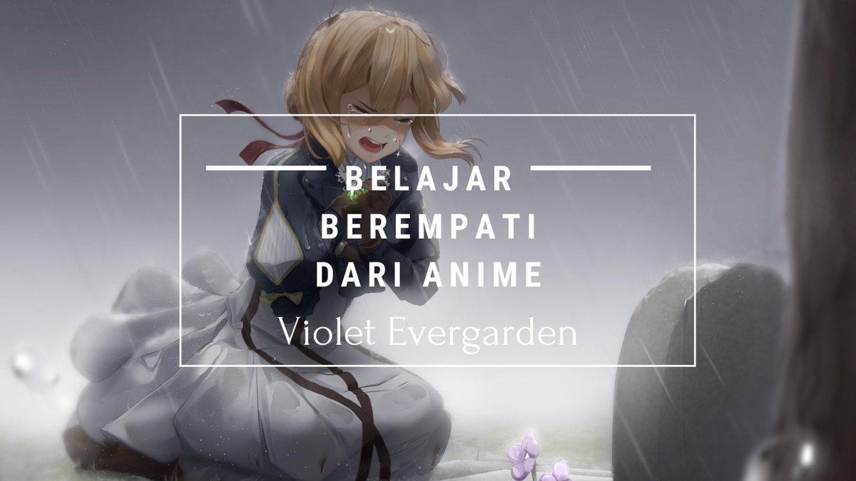 jackhemer1's tweet image. Violet Evergarden adalah sebuah anime yang mengisahkan tentang perjalanan seorang gadis muda bernama Violet yang merupakan seorang budak yang dijadikan tentara oleh tuannya, dia dikenal sebagai alat p, read more on : godiscus.com/blog/Belajar-B…