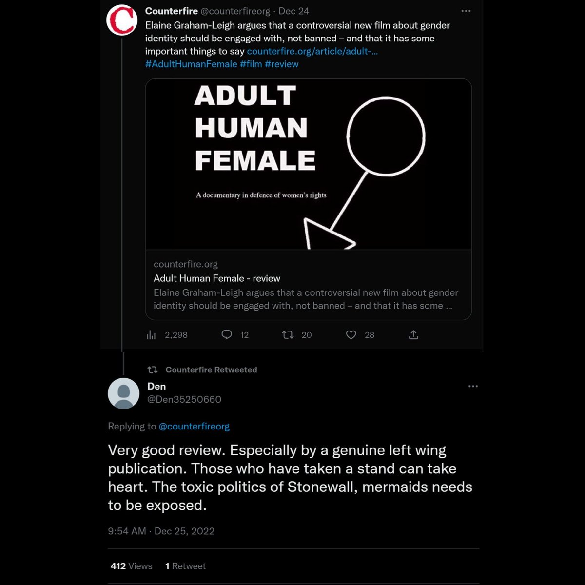 _Trans_Action's tweet image. @/counterfireorg is transphobic as hell....