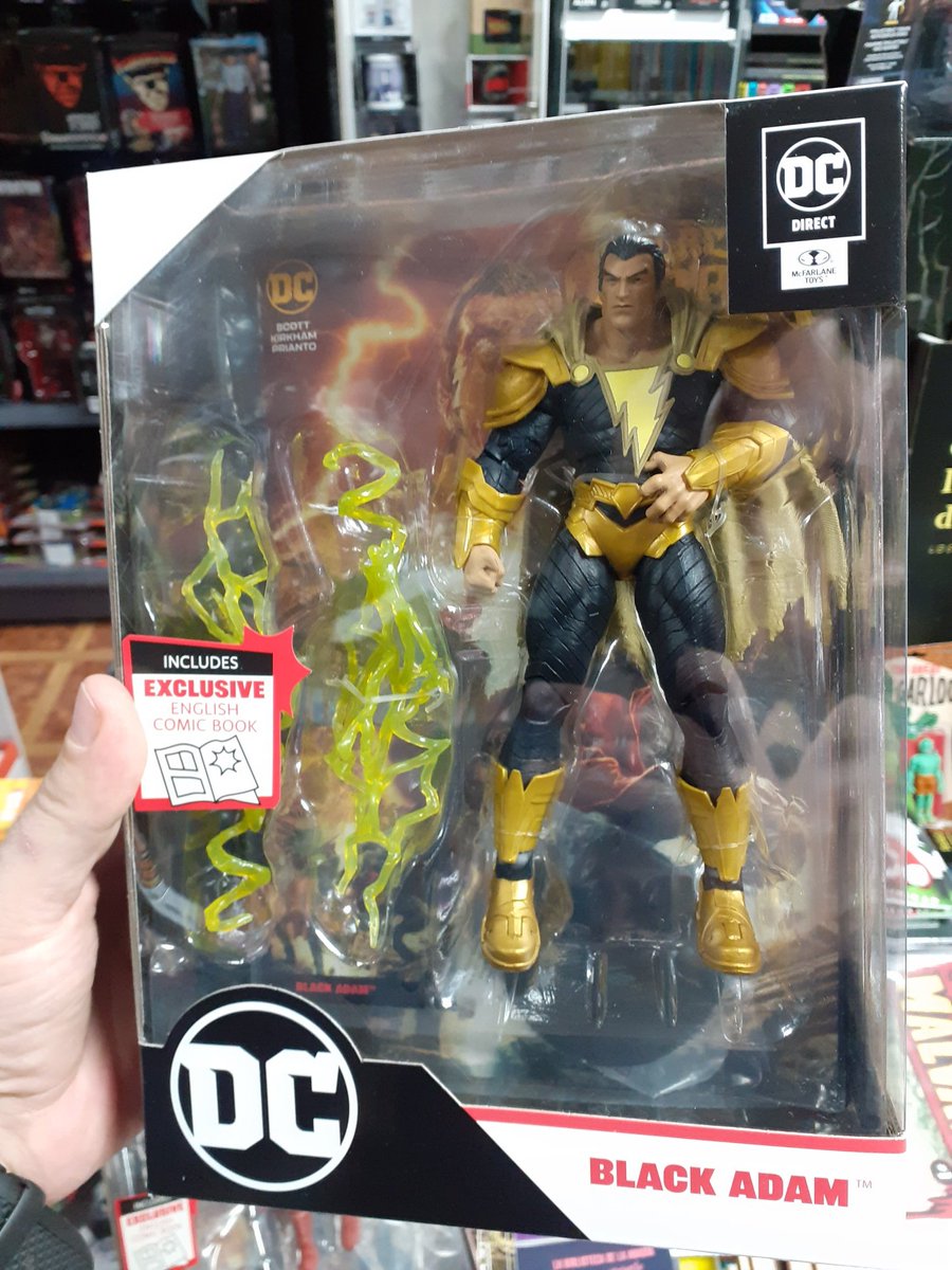 Mirad que figuras de @Todd_McFarlane del comic de Black Adam, incluyen comic en inglés 

#Batman, #Superman, #Constantine y #BlackAdam en caja con ventana, de 18cm, y accesorios

PVP- 24,95€/Unidad

#lamansiondelterror_lmt #Navidad   #figura #coleccion #photooftheday #dccomics