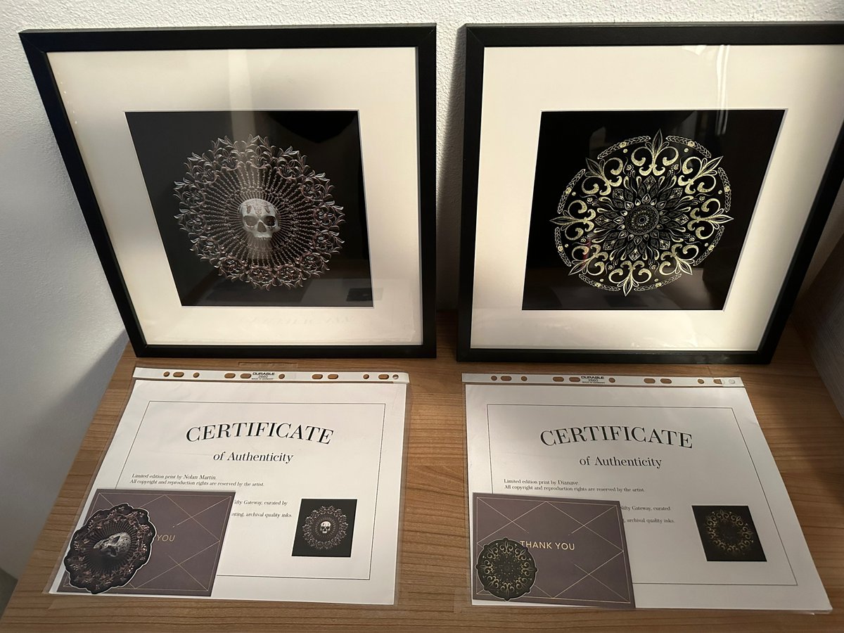 NFTimbus (@nftimbus) on Twitter photo Look what finally reached me 👀🔥
Warmest greetings and much love goes to <a href="/DianaveArt/">D I A N A V E 🌙</a> & <a href="/NolanMartinArt/">NolanMartin</a> ❤️🫂
I have already framed them and will find a great place to hang them! 🥳
Many thanks to both of you ❤️❤️❤️ Look what finally reached me 👀🔥
Warmest greetings and much love goes to <a href="/DianaveArt/">D I A N A V E 🌙</a> & <a href="/NolanMartinArt/">NolanMartin</a> ❤️🫂
I have already framed them and will find a great place to hang them! 🥳
Many thanks to both of you ❤️❤️❤️