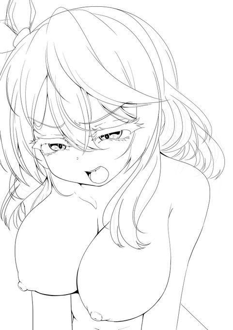 アコちゃん髪描きにくいね… 