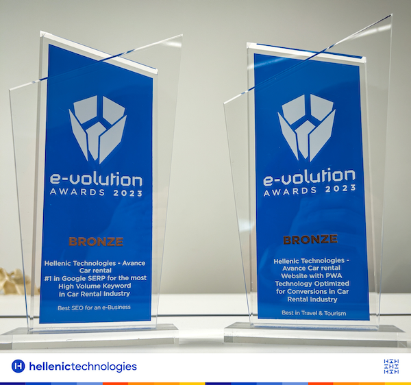 _HTA_'s tweet photo. Along with Avance Greece we won 2 awards: Best SEO for an e-business and Best in Travel &amp; Tourism.
We would like to thank BOUSSIAS

#evolutionawards #ecommerce #EBusinessAwards #EvolutionAwards2023 https://t.co/u9fmzu05RI