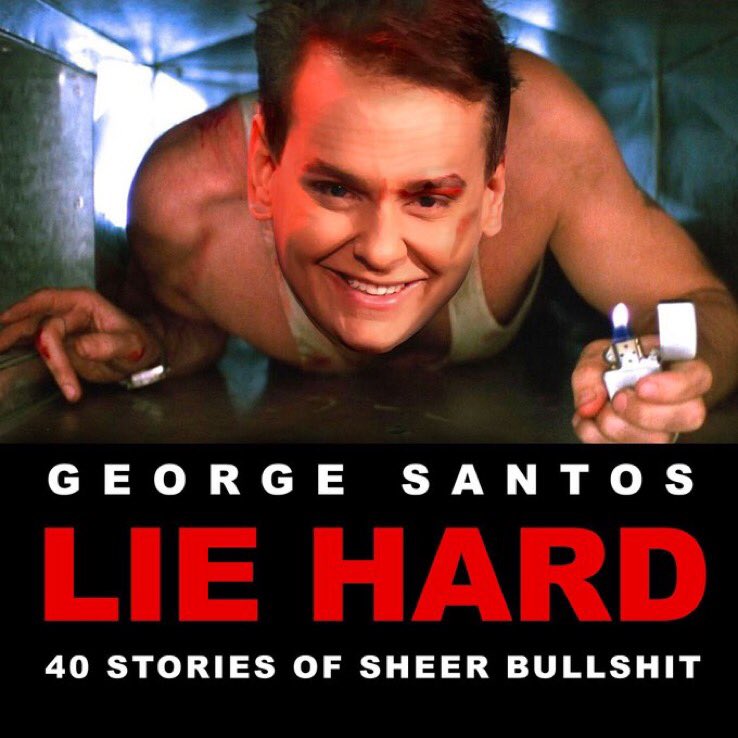 BadrobotLinda's tweet photo. George Santos took a page out of tRump’s playbook and lied his way to an #NY03 House seat. 

He’ll leave his dignity and respect at home, wherever that may be. He lied about that too. 

The GOP adds another worthless member to its ranks. 

#GOPClownShow 
#DemVoice1 https://t.co/jv1n4mZUwG