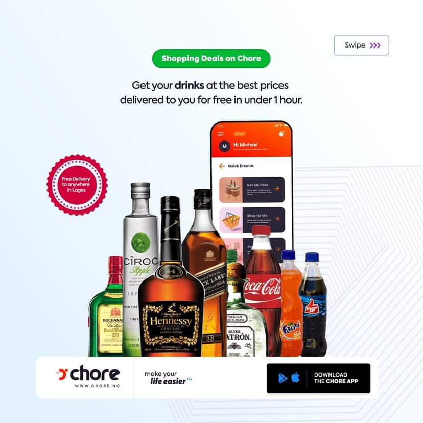 Peep these amazing shopping deals and download the Chore App to unleash them.
Download here:onelink.to/xs8hsv