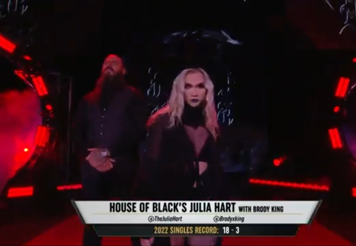 EwanECW's tweet photo. Brody with Julia
#allelitewrestling #aewwrestling #aew #aewdark #aewelevation #aewdarkelevation #aewrampage #aewdynamite #femalewrestlers #womenswrestlers
#juliahart #thehousealwayswins #houseofblack #varsityblonds #brodyking https://t.co/t9c7oqfQWr