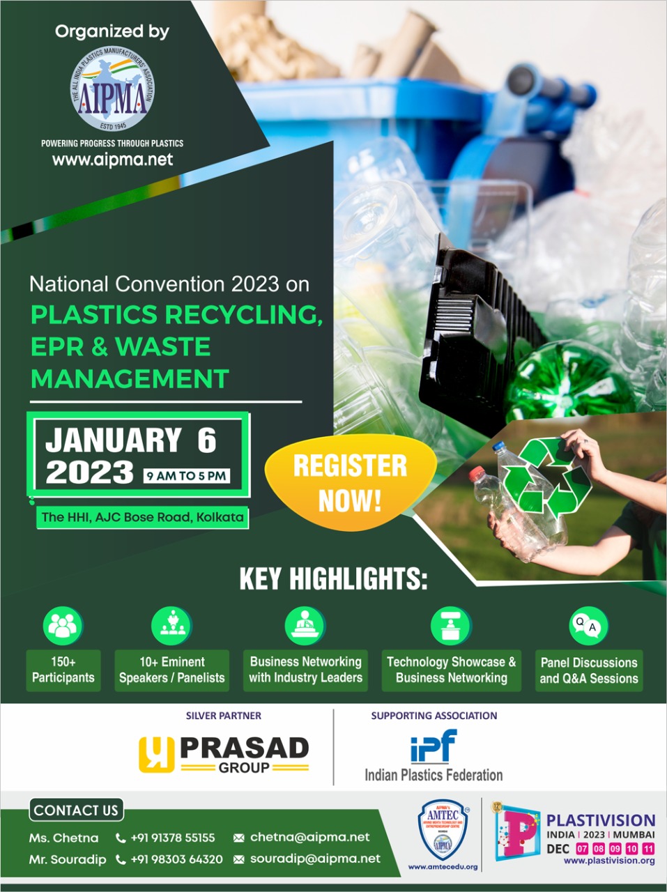 AIPMA on Twitter "Join us in NATIONAL CONVENTION 2023 on PLASTIC