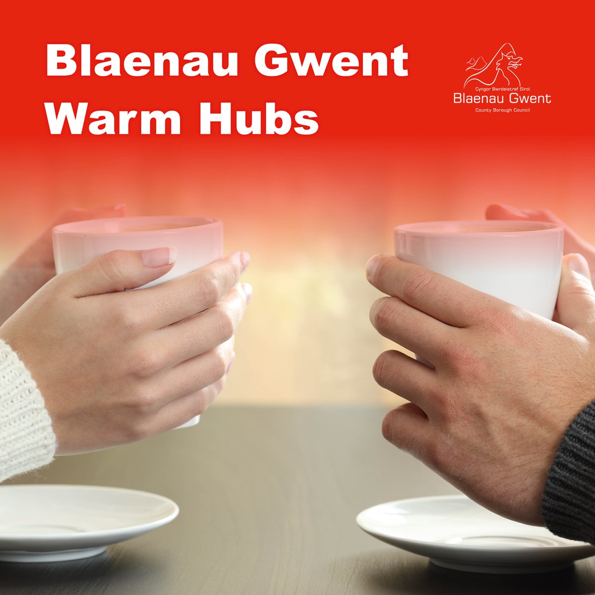 Blaenau Gwent Warm Hubs 
Warm Hub grant applications are now open. Grants of around £1000 will be allocated to support existing or new Warm Hubs with running costs, supplying refreshments and equipment costs. Find out more and apply today. crowd.in/Wy4jLy