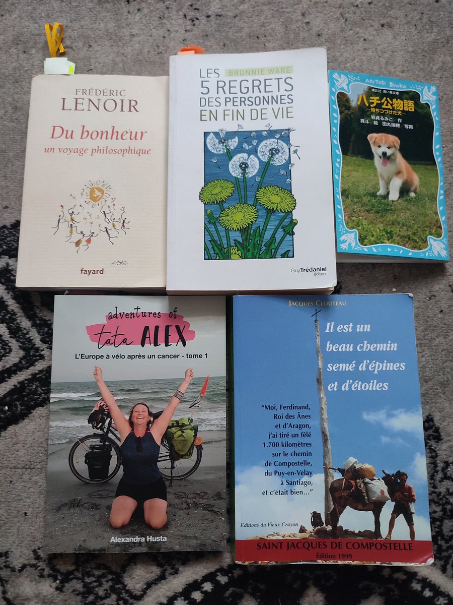 NyappyYume's tweet photo. I don't know how I ended up to read those 5 books in the same time https://t.co/h5c86Z5O6o