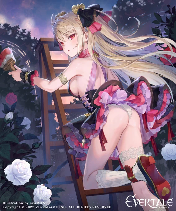 【エバーテイル】(ジグザゲーム株式会社様)にてもう一つの悪夢「混沌のアリス」描かせていただきました#エバーテイル #Evertale 