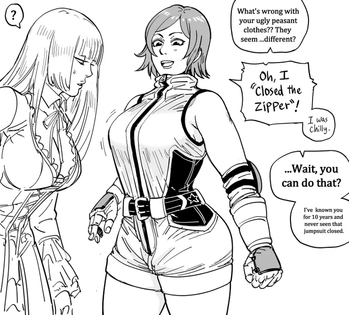Patreon request: Tekken Asuka's breasts 