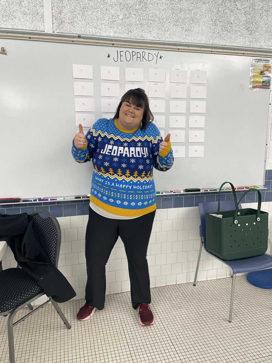 Coach Maggie’s favorite day of winter break practices… JEOPARDY!!!!