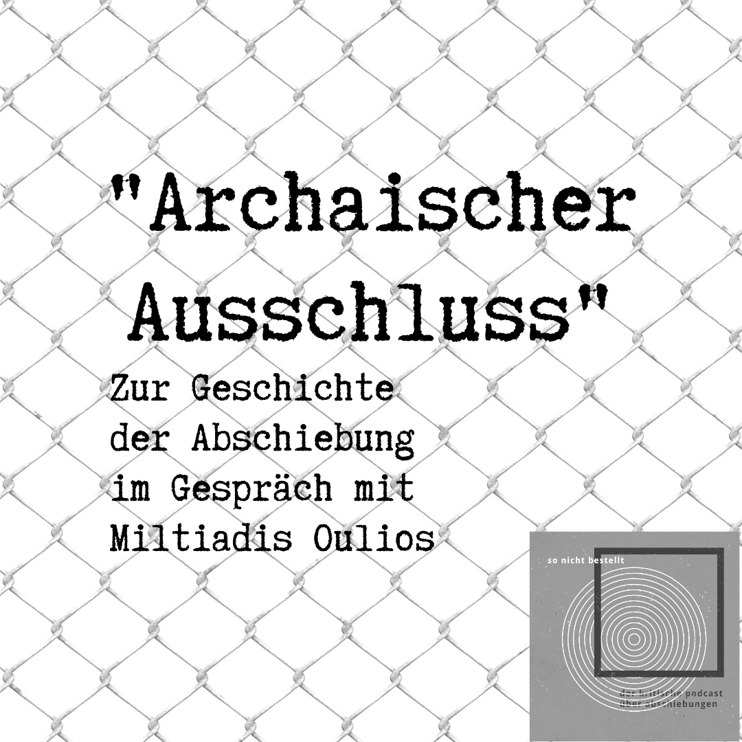 Zwischen den Jahren was auf die Ohren 🎧 und zwar mit der Antwort auf die Frage: "Wo kommst du eigentlich her, Abschiebung?!" 

Miltiadis Oulios hat dazu intensiv recherchiert, ein Buch geschrieben und recht viel Zuversicht. Hier gehts zur Folge: sonichtbestellt.org/2022/12/27/aus…