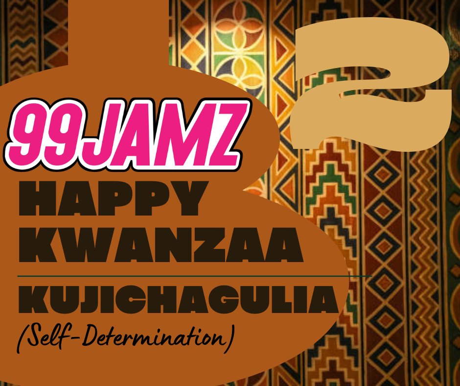 99JAMZ's tweet image. 🕯️Happy Kwanzaa!!! 

Kwanzaa Principles #2

🌍Kujichagulia (Self-determination): To define and name ourselves, as well as to create and speak for ourselves.

#NguzoSaba #KwanzaaPrinciples
