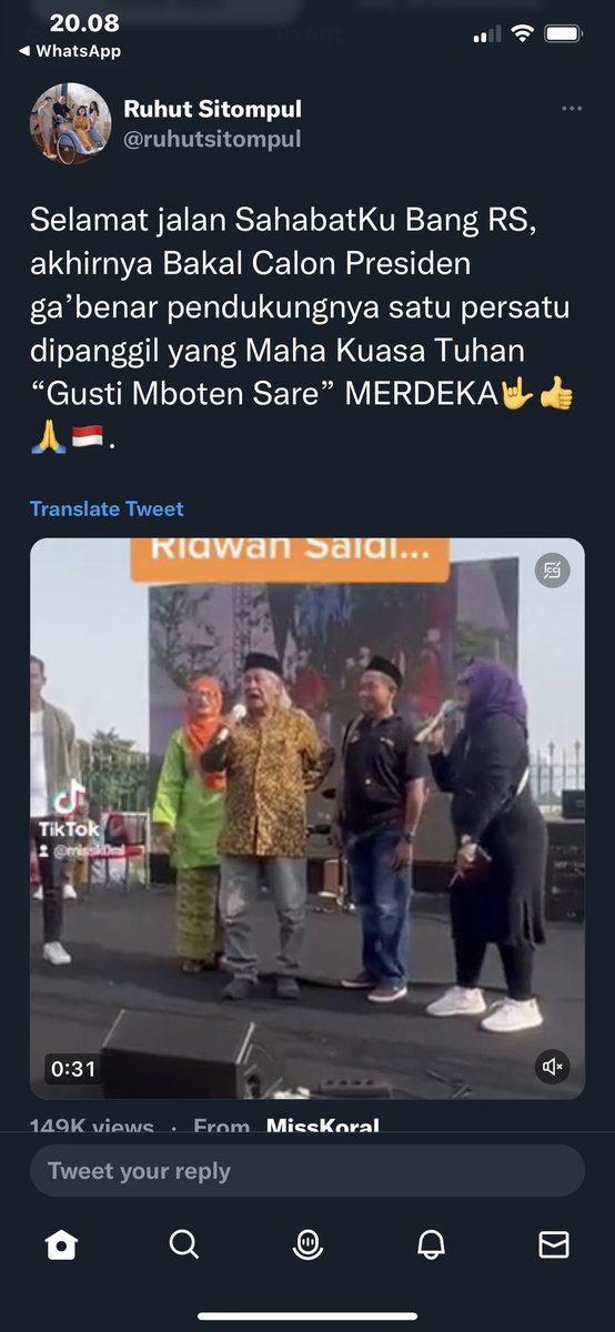 Postingan Seorang Yang Selalu Nagaku- Ngakunya Pengacara Papan Atas, Miris ya, Seorang Pengacara Itu Berpendidikan Tingyi Tapi Postingannya Seperti Manusia Yang Tidak Terdidik…Apakah Partai Tempat Si Poltak Bernaung Tidak Memantau Setiap Postingan Sampah Poltak Ini? <a href="/armuchsin/">I_armuchsin</a>