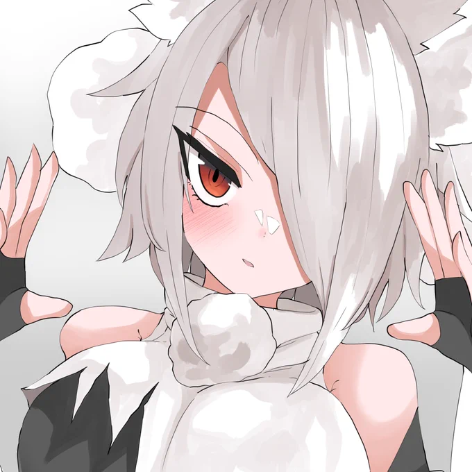 顔チラ見せ 