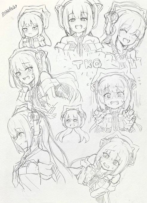 運良く仕事が飛んでこないので描き殴り 