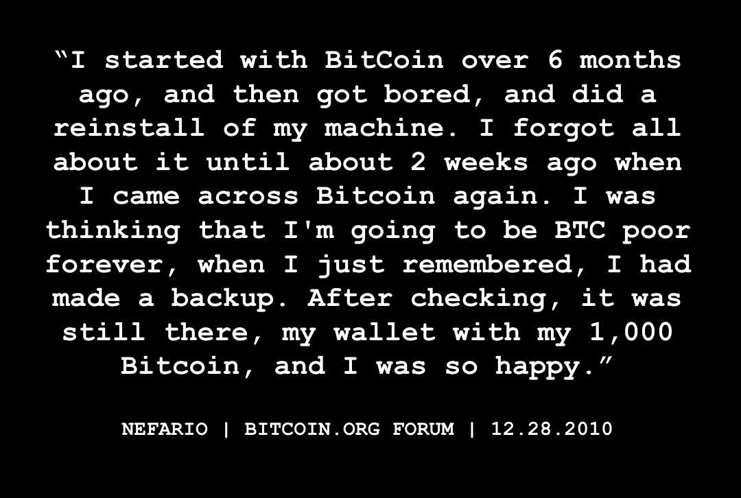 pete_rizzo_'s tweet photo. ✨ The simple joys of finding 1,000 #Bitcoin https://t.co/wFDx7keYTZ