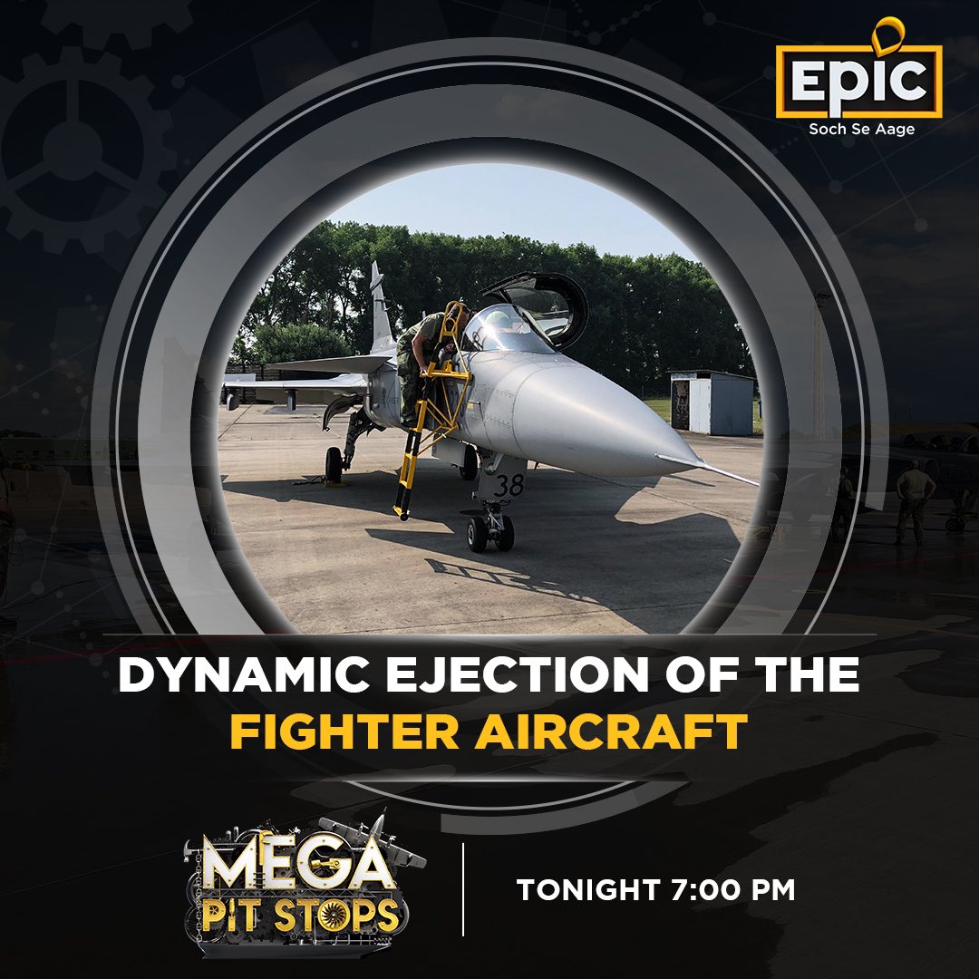 OfficalEPICTV's tweet photo. From disassembling the ‘War Machine’ to reassembling every single part, with spectacular precision to deliver it as good as a new aircraft,
this Mega Pit Stop, does the unimaginable.
Watch tonight at 7:00 PM, only on EPIC.
#MegaPitStops #PitStops #Overhaul #Repair #FighterJets https://t.co/cxIRX1px9q