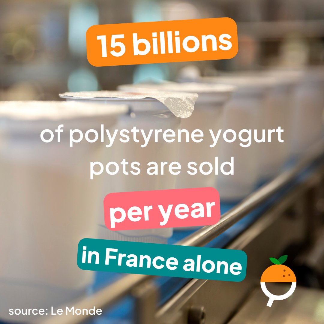 OpenFoodFacts's tweet photo. Here's why Open Food Facts and its community are attacking the yogurt category for the #PackagingOperation.
#ToYourPackagings #Yogurt #Plastic #Pollution #Packaging #Climate #Sorting #Recycling https://t.co/kMkdi3f3OG